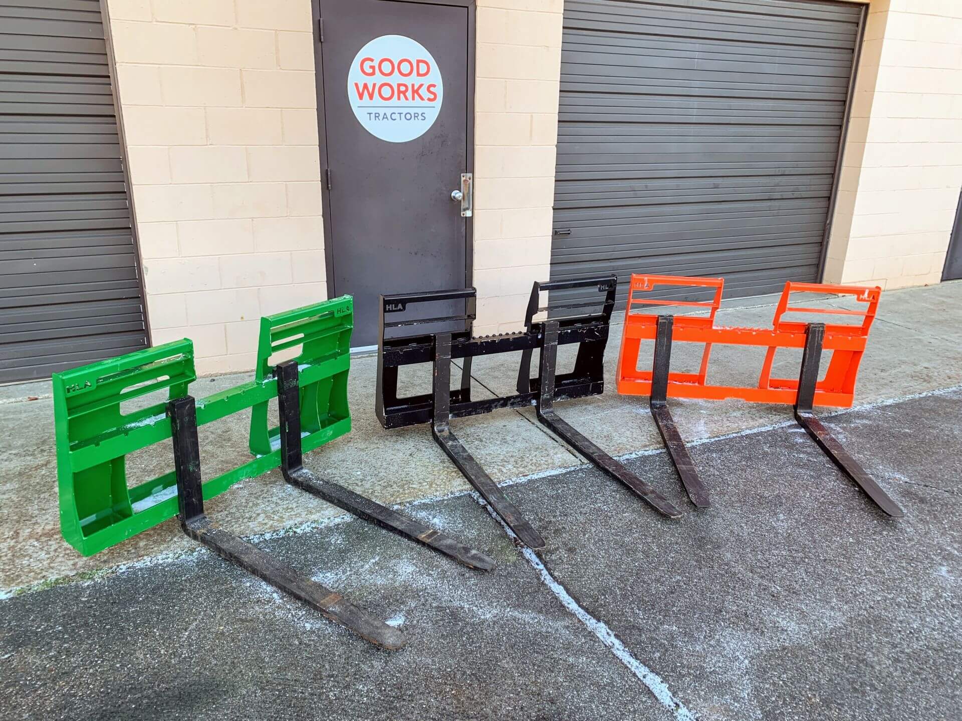 Pallet Forks for Tractor—2,000 Lb Standard Duty by HLA