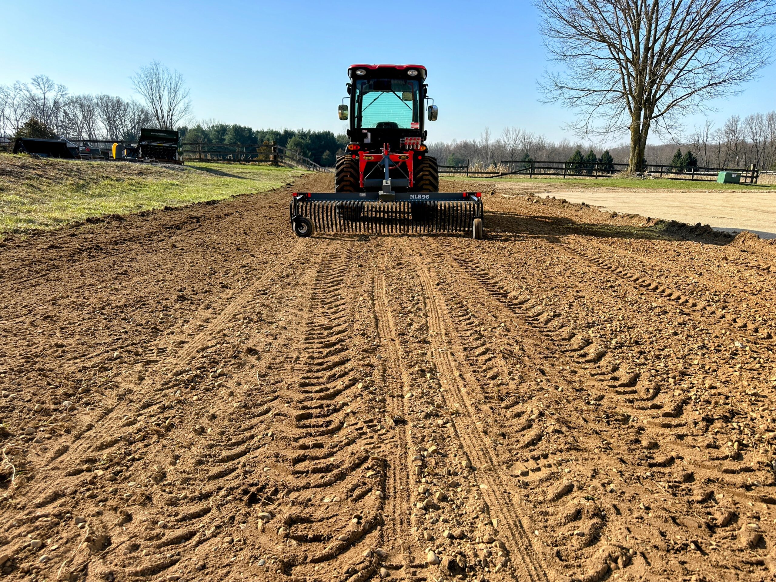 Dirt Dog Landscape Rake for Tractor