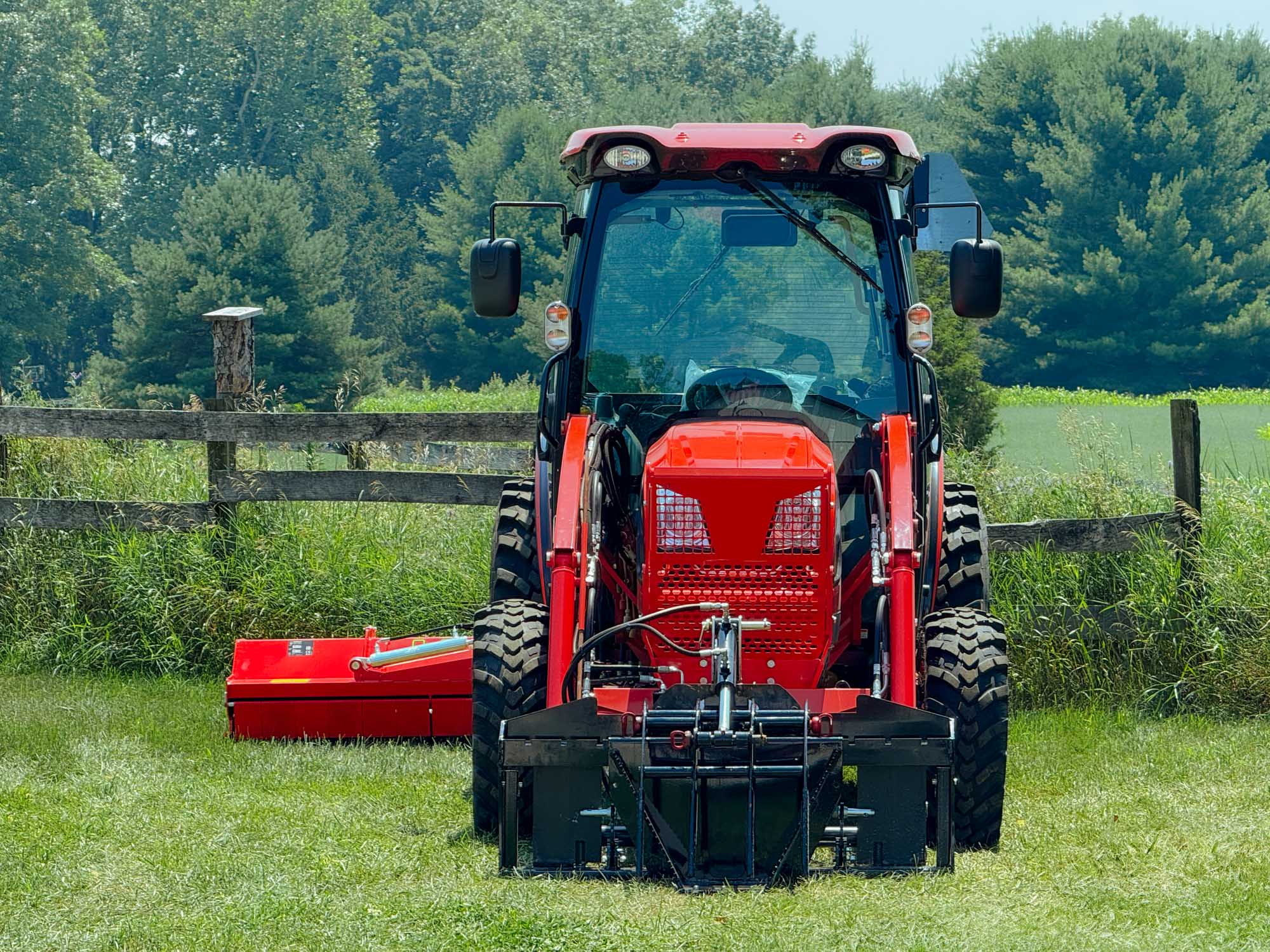 Offset Reach of Centurion Super Flail Mower