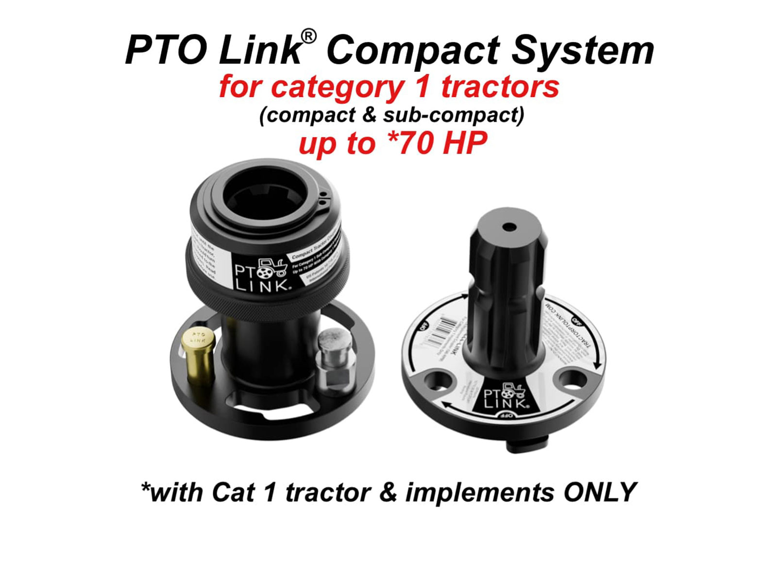 PTO Link Compact for Tractors with up to 70 horsepower
