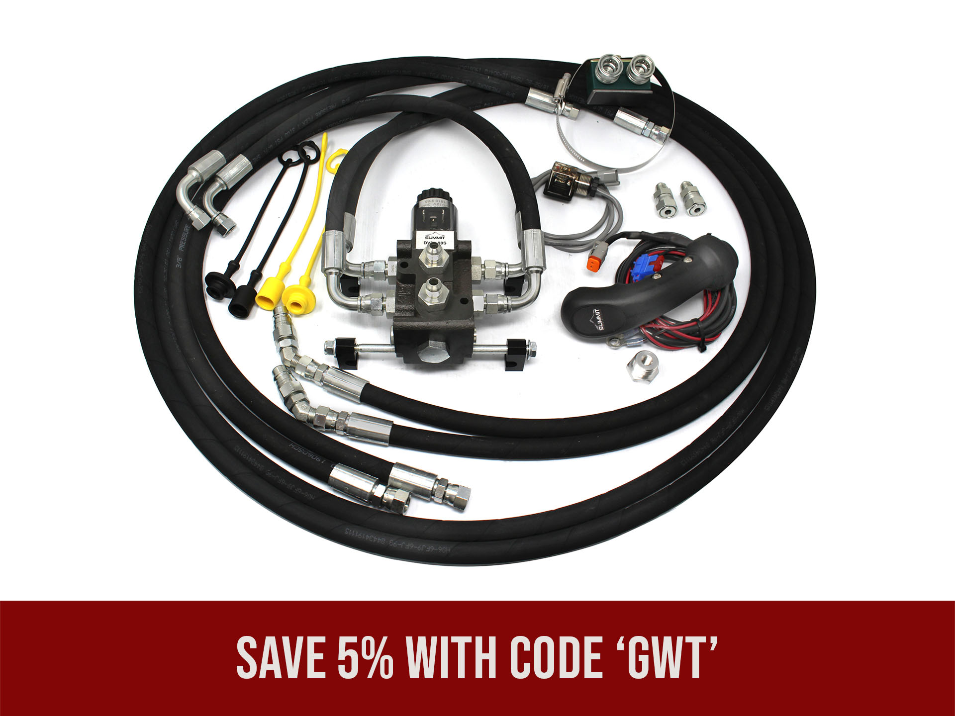 Summit Hydraulics 3rd Function Hydraulic Diverter Valve Kit