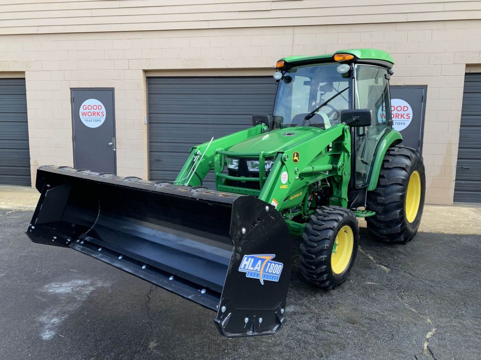 Snow Pusher for Compact Tractors 1800 Series HLA