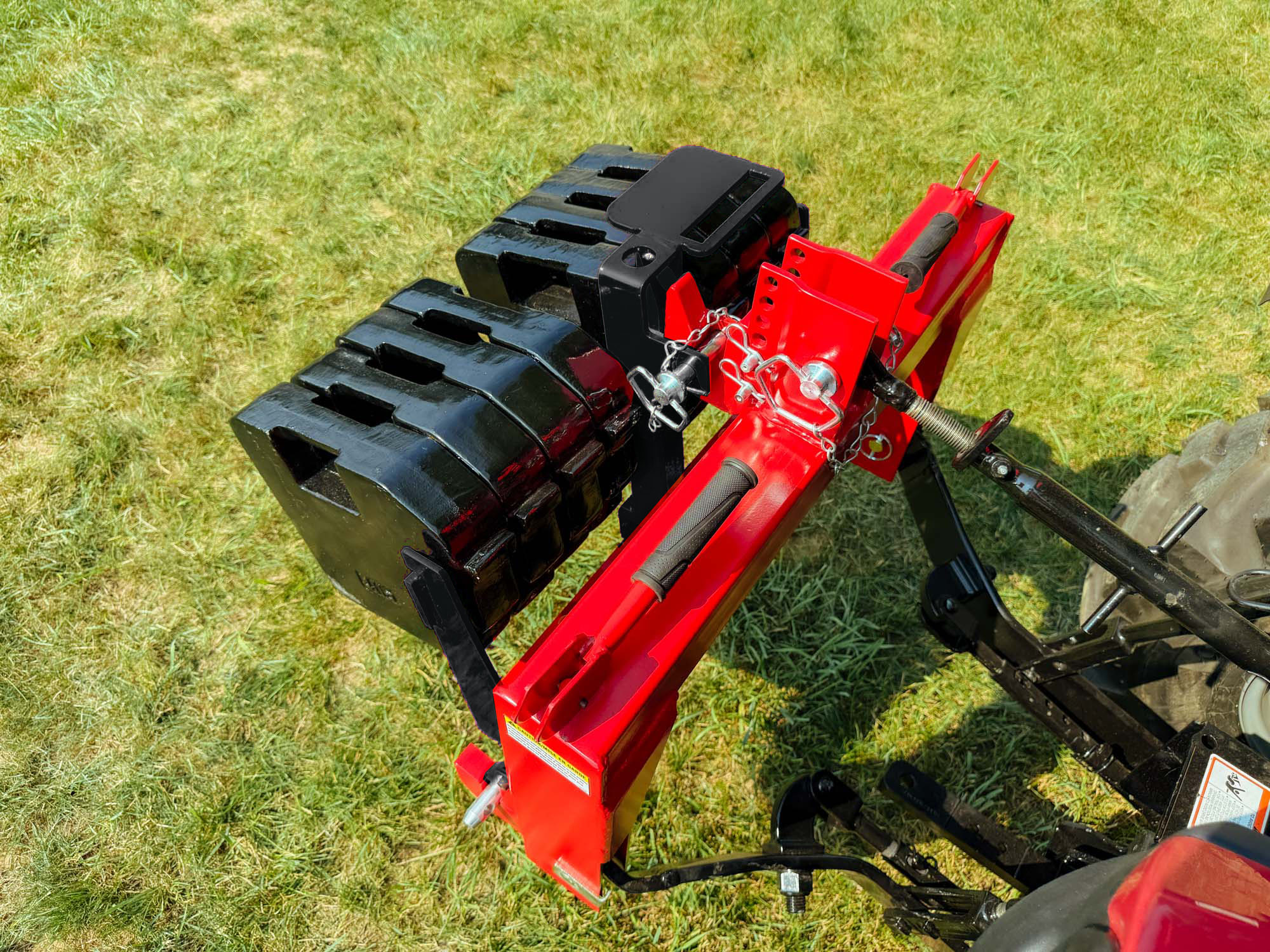 Rear Counterweight Bundle with 560 lb of Suitcase Weights