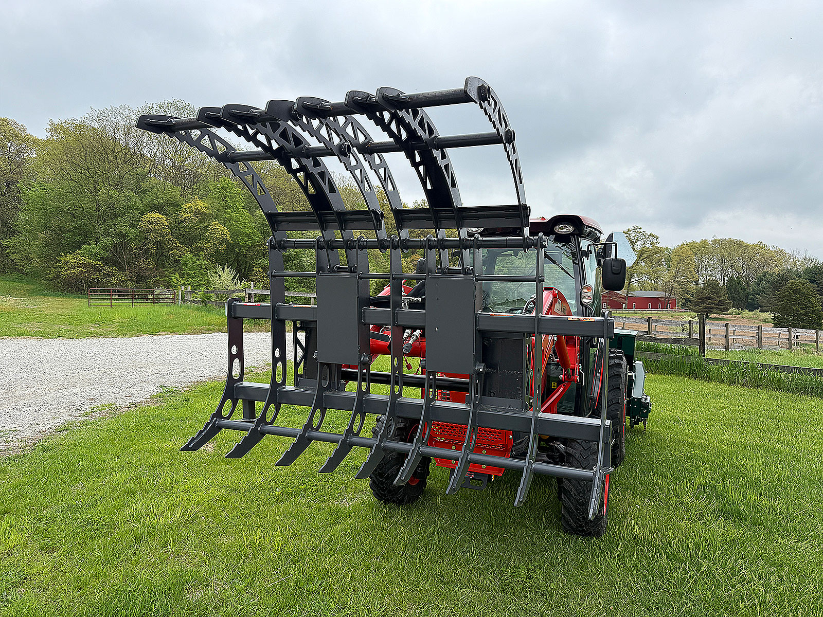 Precision Mfg Big Mouth Mini 327 on Kioti DK6010