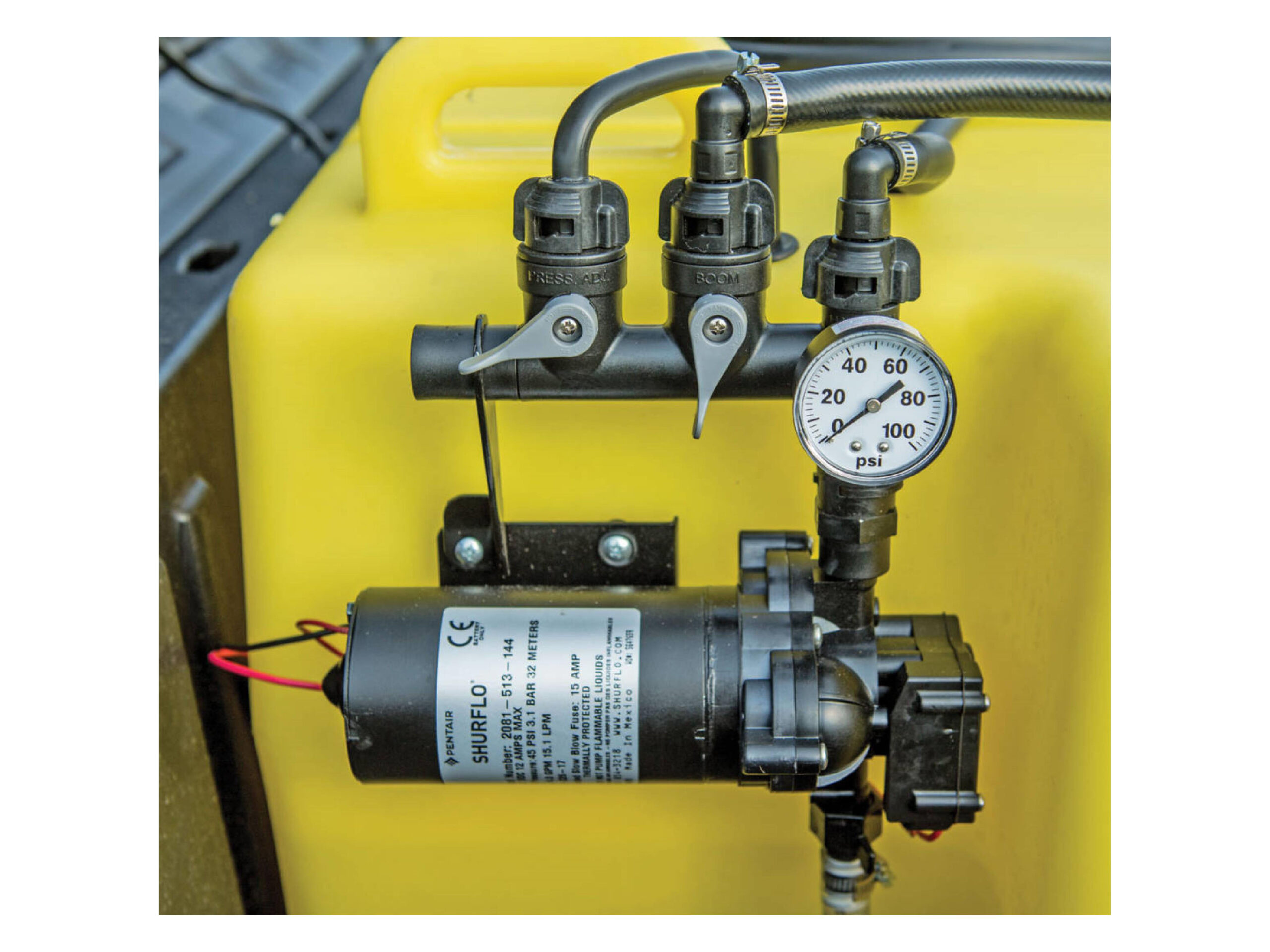 Ag Spray UTV Sprayer Pump Gauge