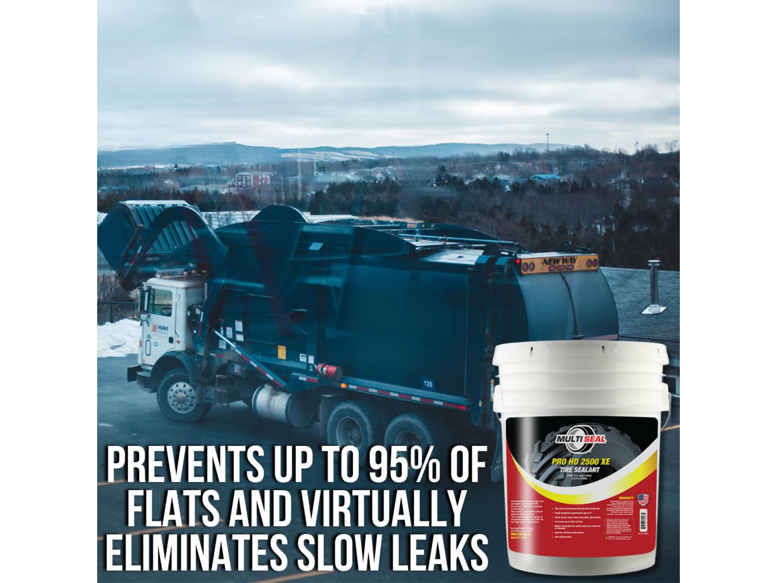 multi seal prevents 95% of flat tires