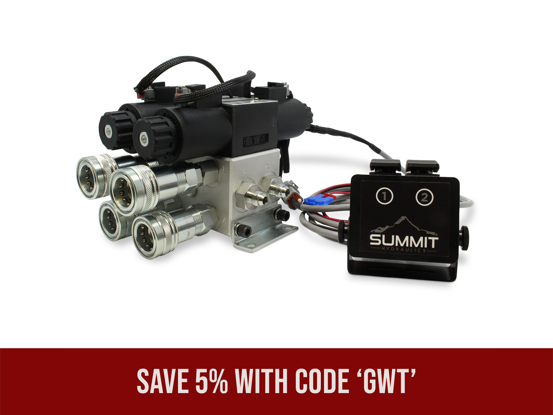 Rear Remote Kit for Kioti Tractor by Summit Hydraulics