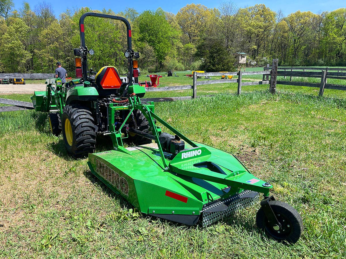 Rhino Ag TW25 20 Series Rotary Cutter Rear View
