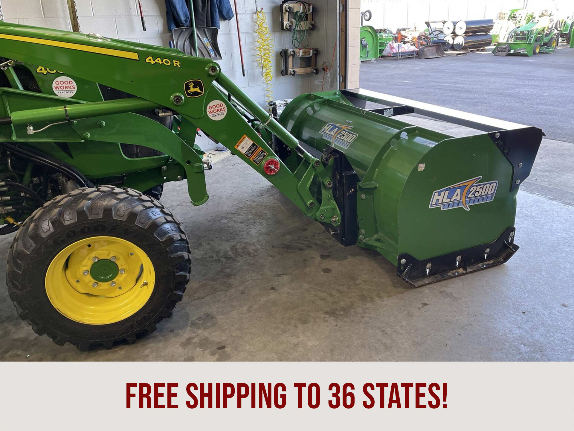 John Deere Green Snow Pusher: Limited Edition!