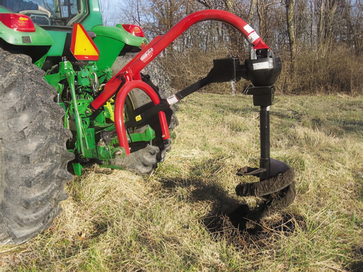 Worksaver 925 Industrial Series 3-Point Post Hole Digger