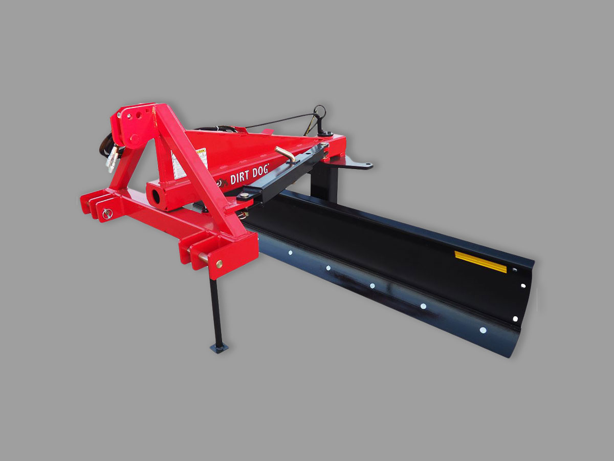 Dirt Dog Maximum Duty Cat I & II Hydraulic Rear Blade, Front Left
