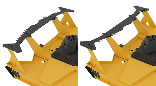 Reversible Front Push Bar