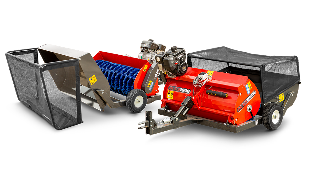 Pull Behind Lawn Sweeper by MK Martin