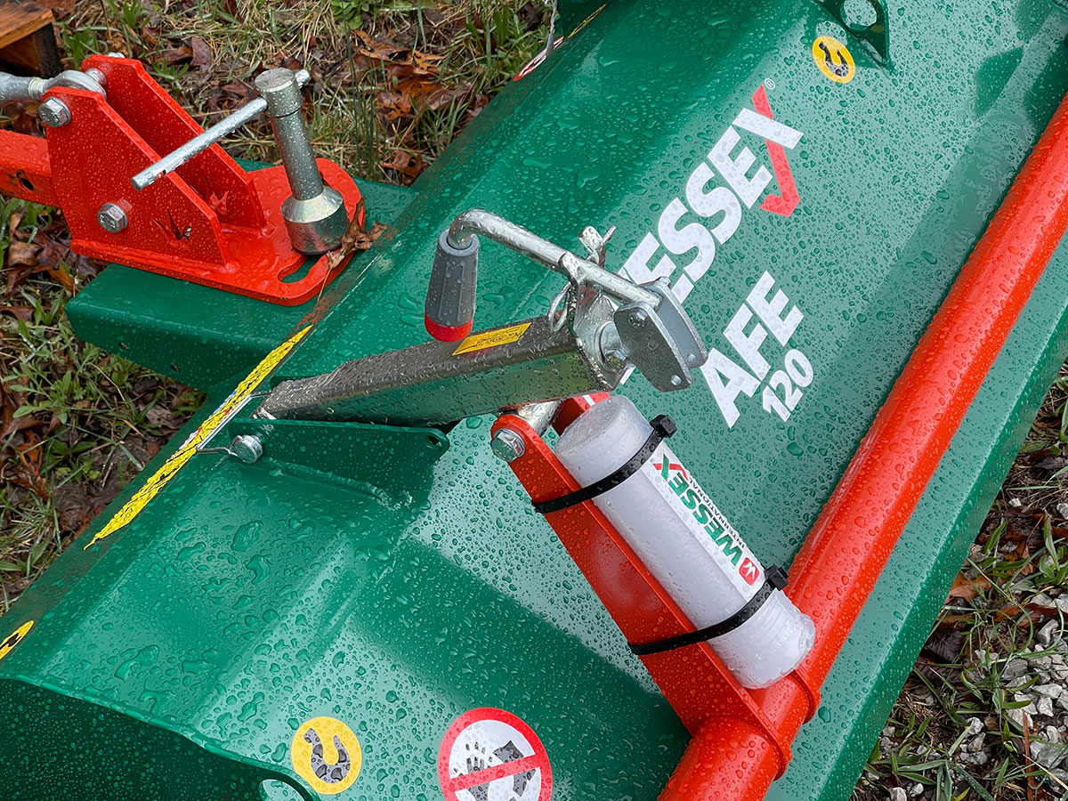 Cut Height Adjustment on AF Flail Mowers