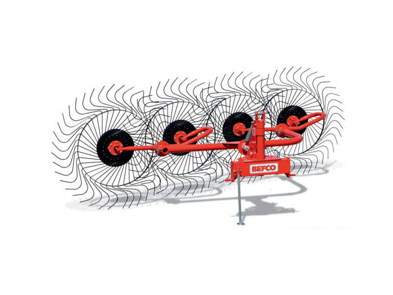 BEFCO RS2-04R In-Line Hay Wheel Rake