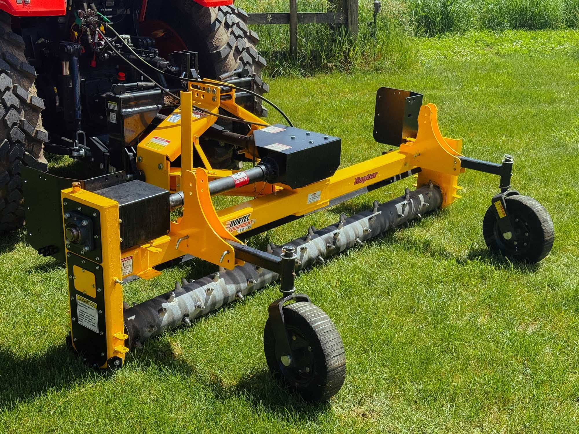 Top Angle view of Nortec HD Raptor Soil Processor