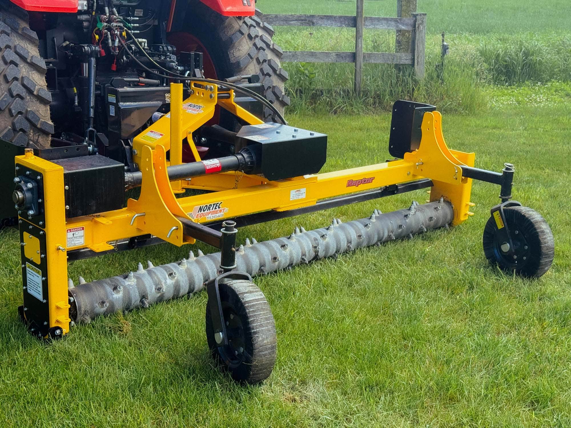 96 inch Nortec HD Raptor Power Rake