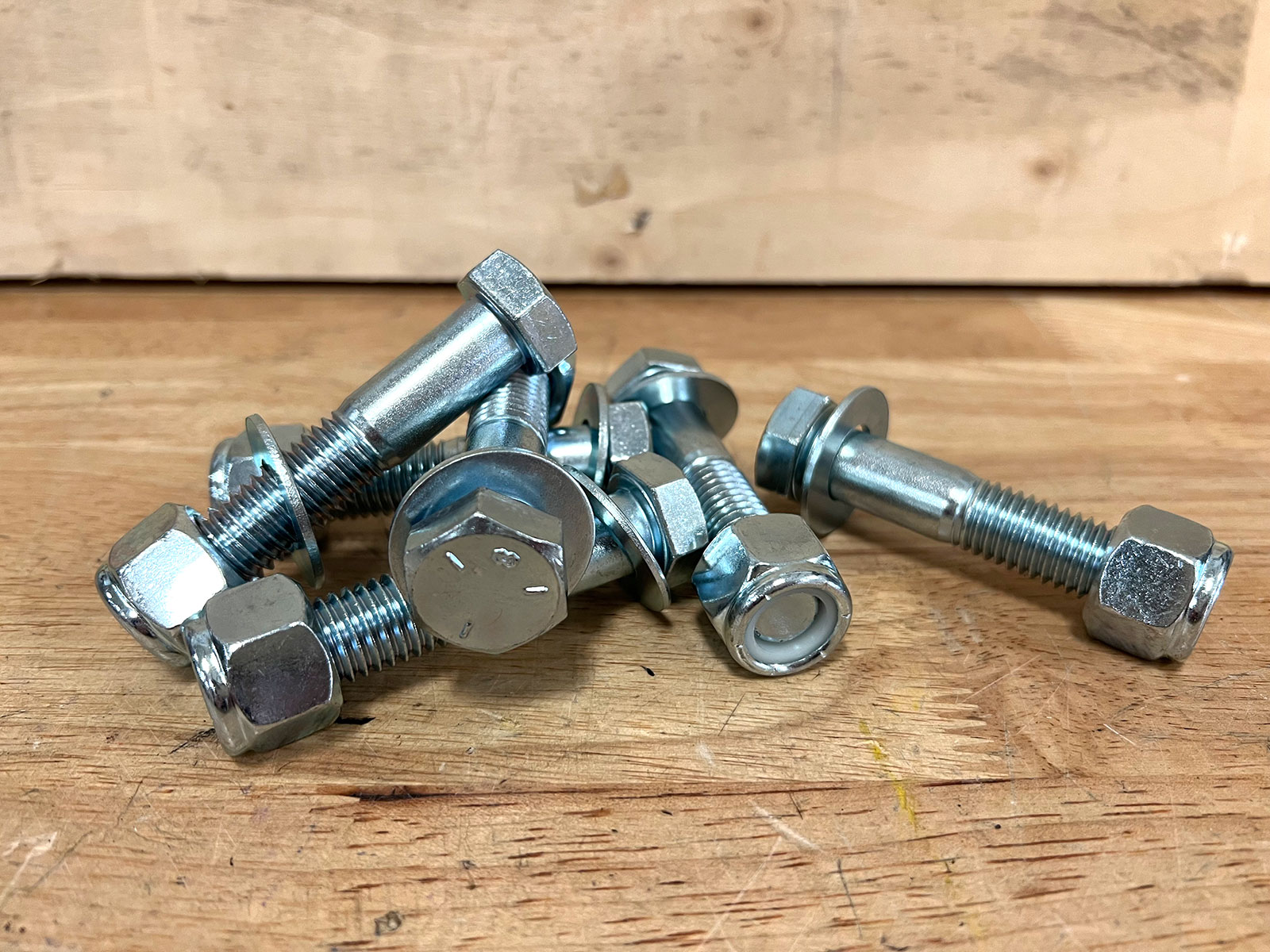 Hardware for Installing UHMW Cutting Edge on Snow Pusher