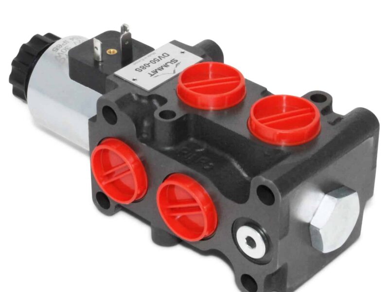 Hydraulic Solenoid Selector/Diverter Valve, 13 GPM, 12v DC