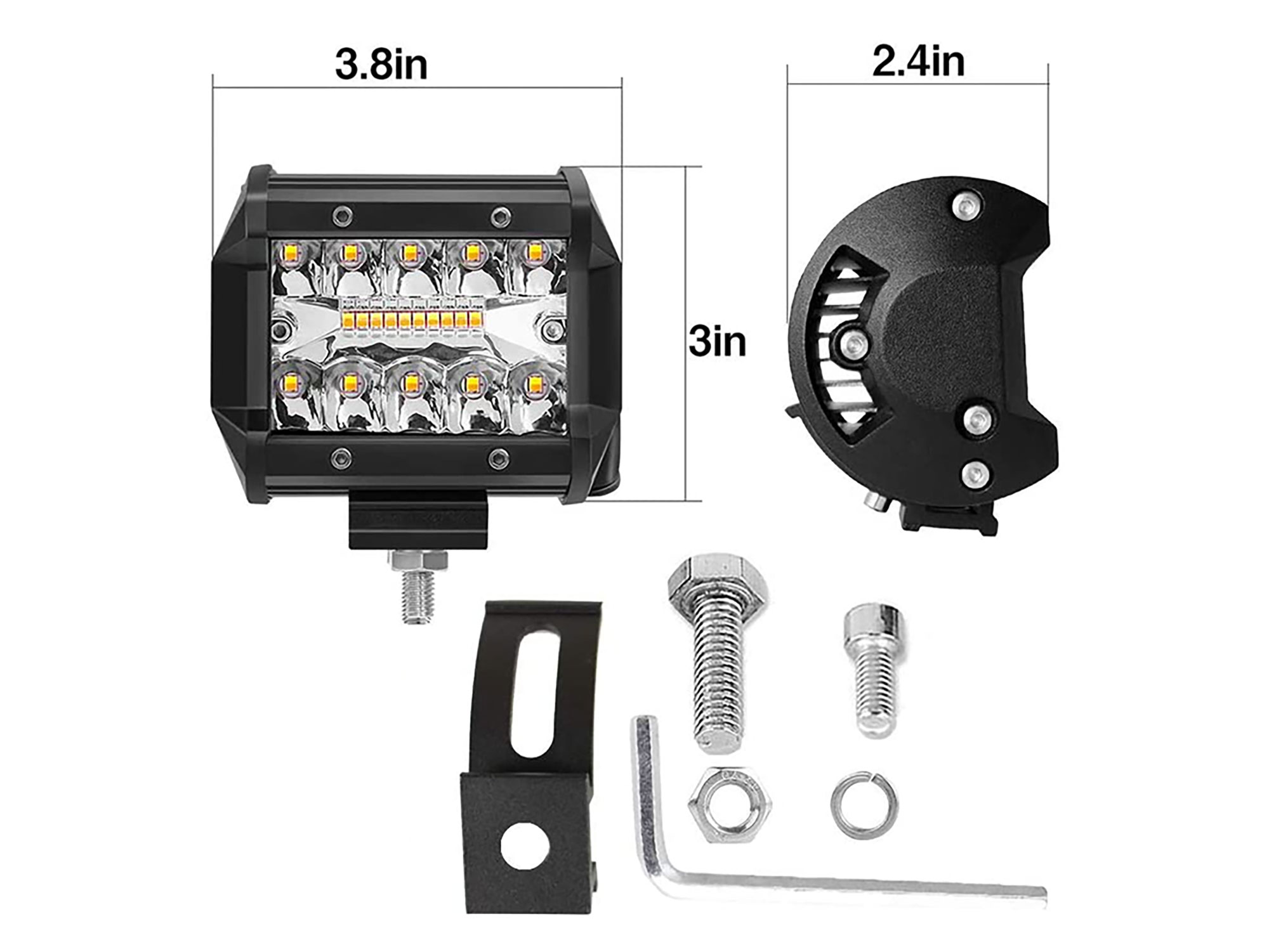 LED Light Pod Dimensions