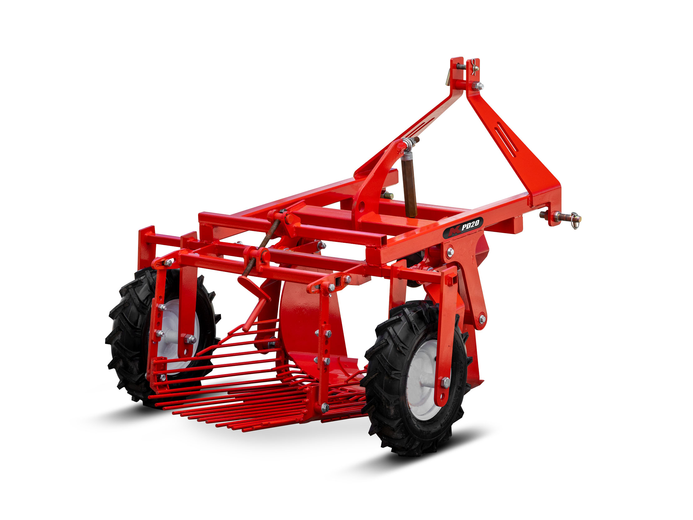 MK Martin 3-Point Potato Digger, Rear View